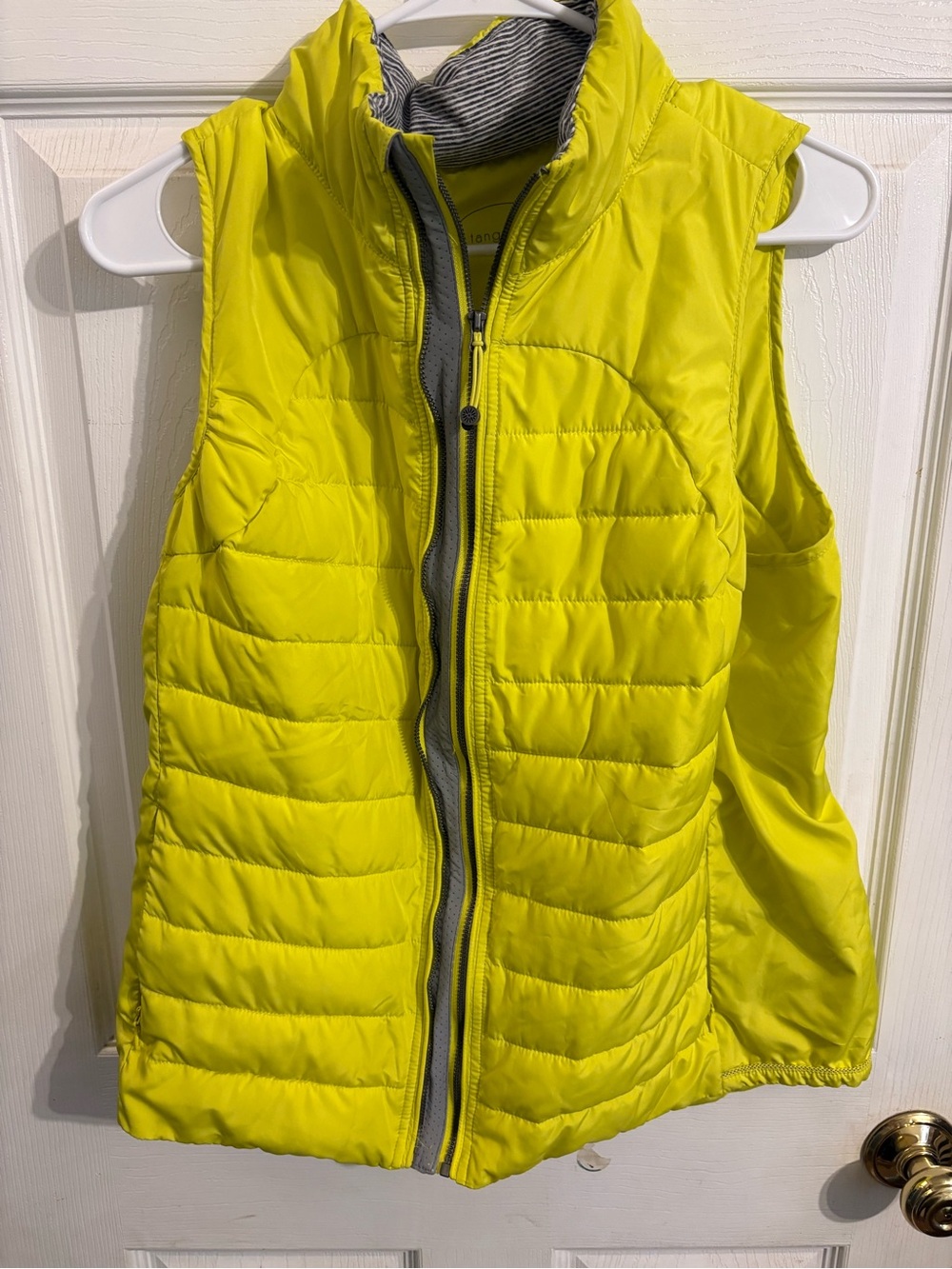 Bright Yellow Puffer Vest